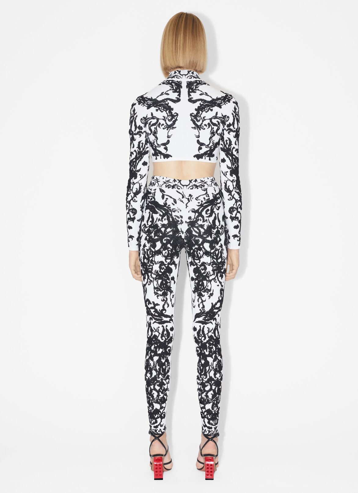 Calligraphy top ALAÏA WHITE CALLIGRAPHY TOP